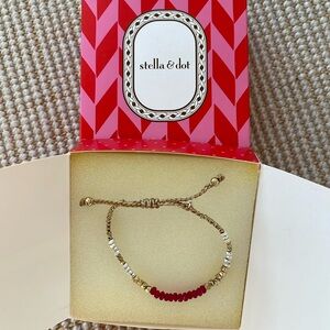 Stella & Dot Pink Lyric Bracelet